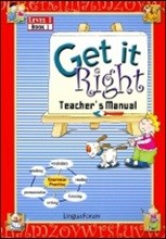 링구아포럼(LinguaForum) Get it Right Book 1 교사용