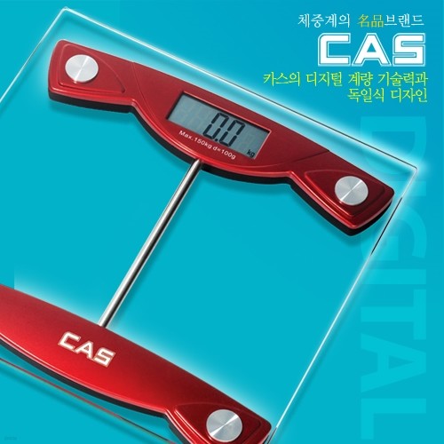 카스(CAS) 초슬림형 누드 디지털 체중계 HE-18