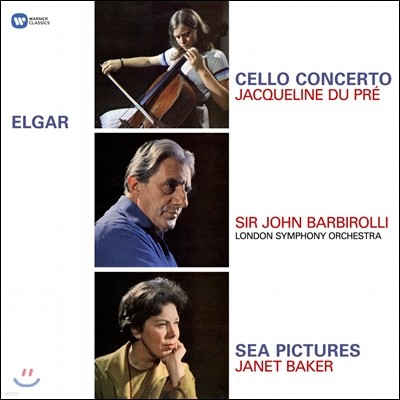 Jacqueline du Pre / John Barbirolli 엘가: 첼로 협주곡, 바다 풍경 (Elgar: Cello Concerto, Sea Pictures) 자클린 뒤 프레, 존 바비롤리 [LP]