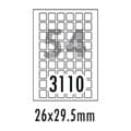 [0102237][����] �з�ǥ���� LQ-3110(20��/54ĭ/26x29.5mm)