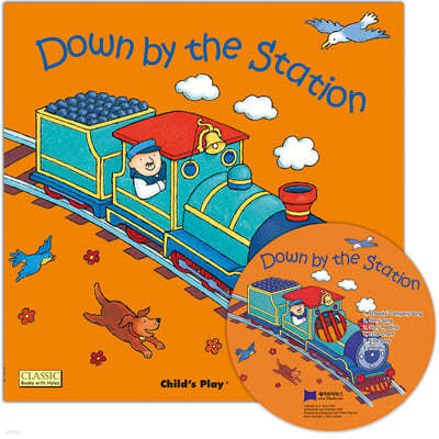 [노부영 마더구스 세이펜] Down by the Station (원서 & 노부영 부록 CD)