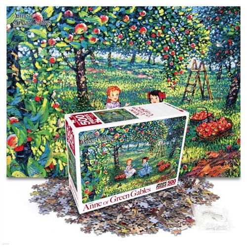 빨강머리앤 퍼즐 500피스 사과밭에서 직소퍼즐 ...