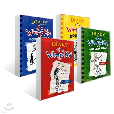 Diary of a Wimpy Kid #1 - #4 세트