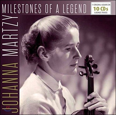 요한나 마르치 - 11 오리지널 앨범 10CD 박스세트 (Johanna Martzy Milestones of a Legend - 11 Original Albums)