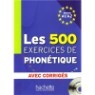 500 Exercies de Phonetique (+CD MP3)