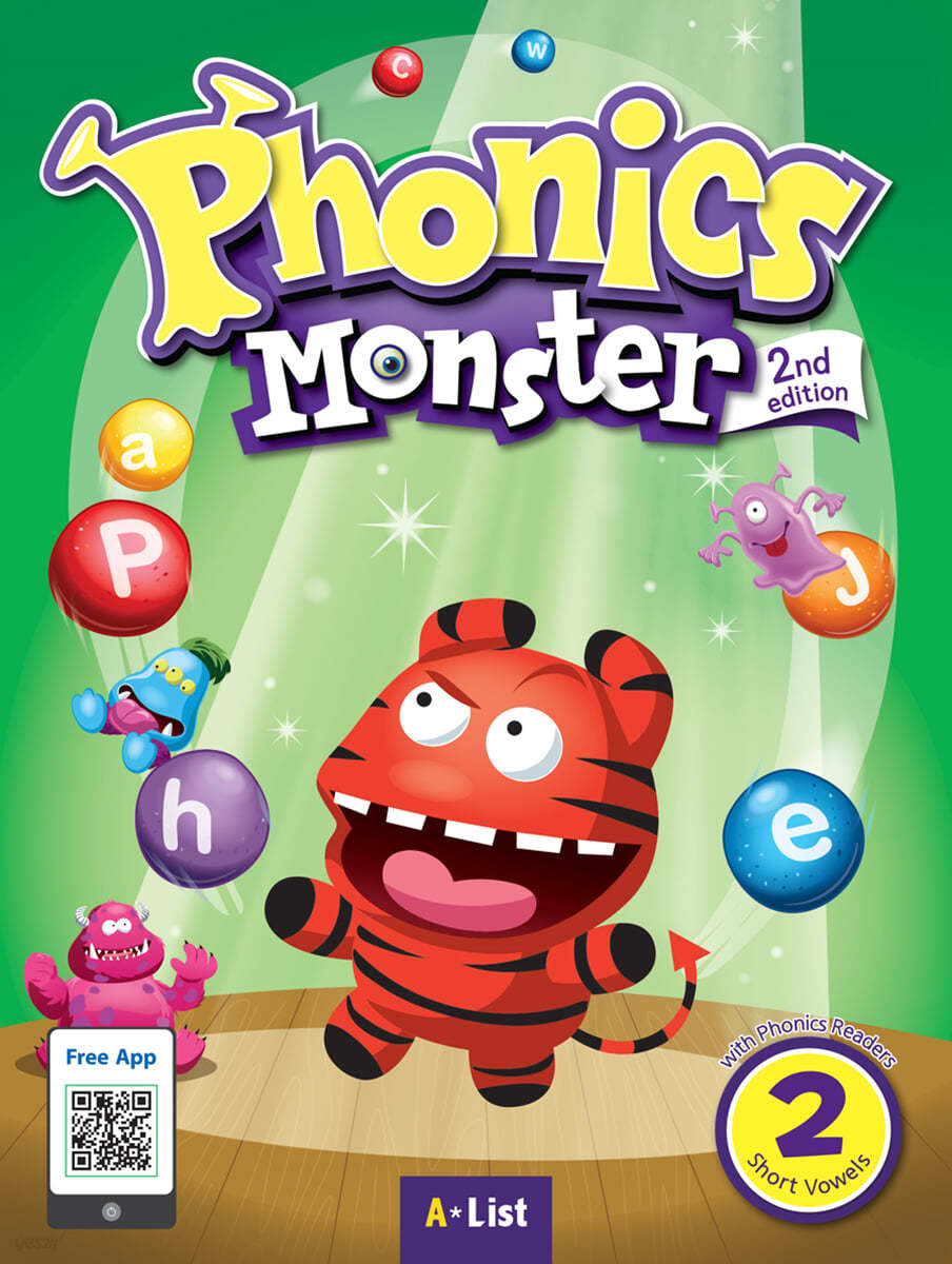Phonics Monster 2 : Student Book, 2/E  (with App)