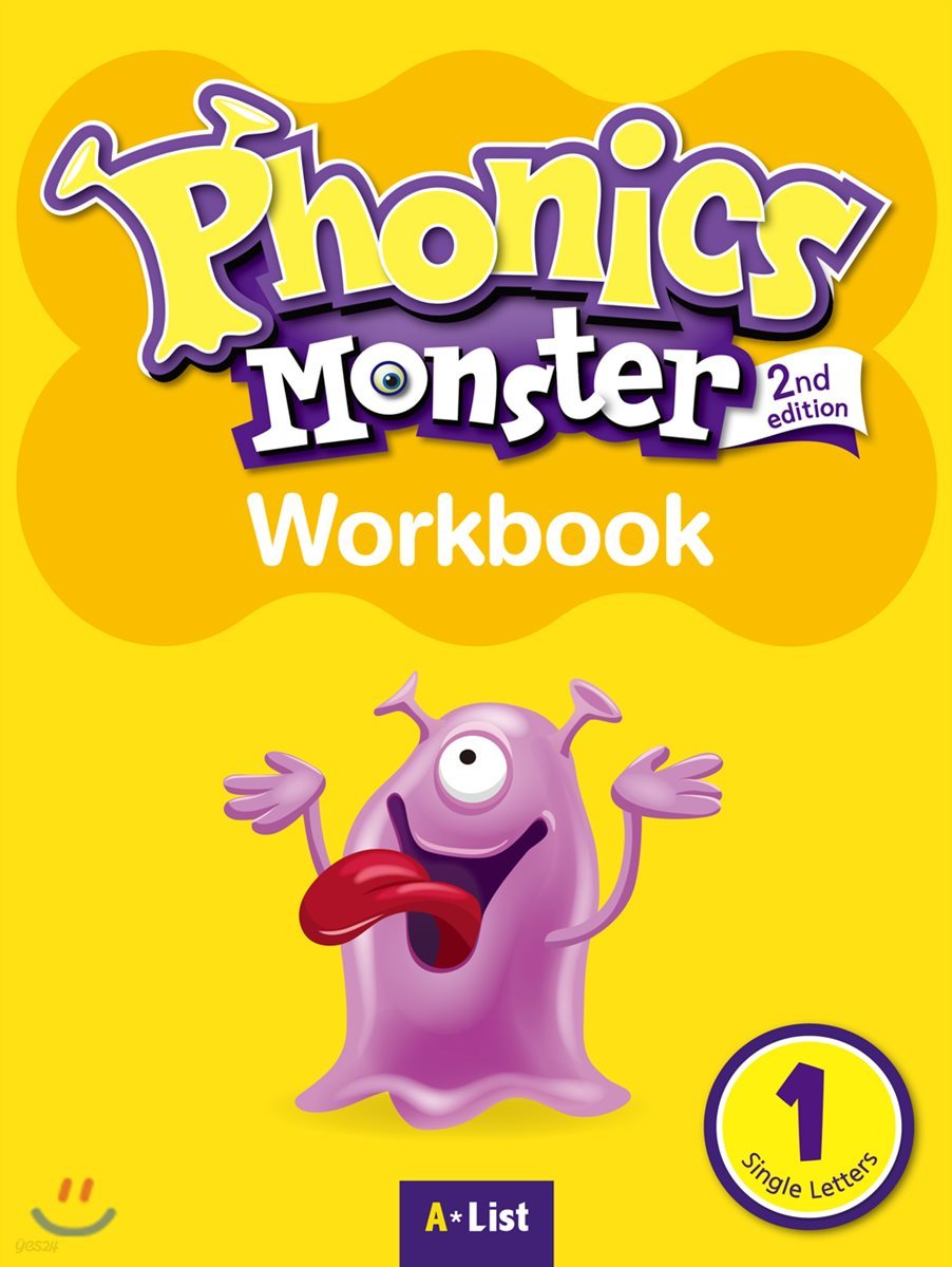 Phonics Monster 1 : Work Book, 2/E