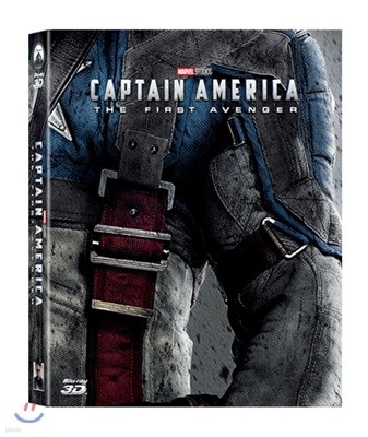 캡틴 아메리카: 퍼스트 어벤져 (2Disc 3D+2D 풀슬립 A2 스틸북 한정판) : 블루레이