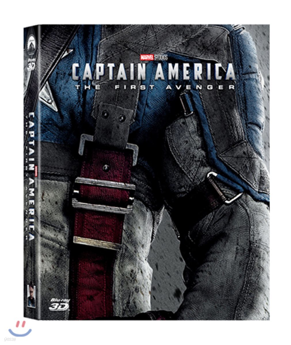 캡틴 아메리카: 퍼스트 어벤져 (2Disc 3D+2D 풀슬립 A2 스틸북 한정판) : 블루레이