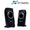 SKYWORKS ����Ŀ SHOCKWAVE SW-747 (2ä�� ���׷��� / USB���� / ���� & ����ũ ����)
