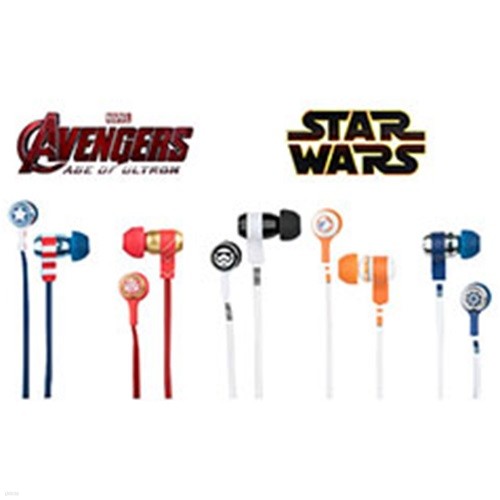 MARVEL & STARWARS 마블 & 스타워즈 이어폰