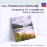 �൨����: ����� 3, 4��, ���� '�ΰ��� ����' (Mendelssohn: Sinfonien Nr.3 & 4, Ouvertuer) - Frans Bruggen
