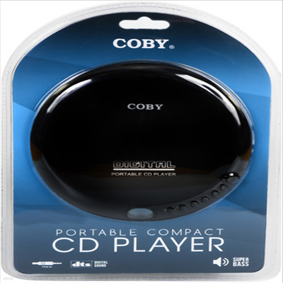 Coby - Coby Cd-190-Blk Portable Compact Cd Player