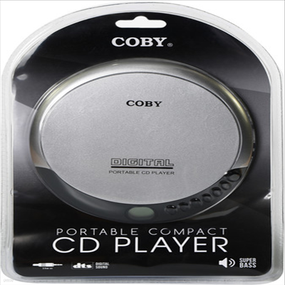 Coby - Coby Cd-190-Slv Portable Compact Cd Player