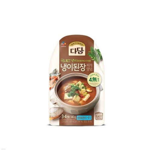 [냉장] CJ 다담 냉이된장찌개양념140g - YES24 [냉장] CJ 다담 냉이된장찌개양념140g