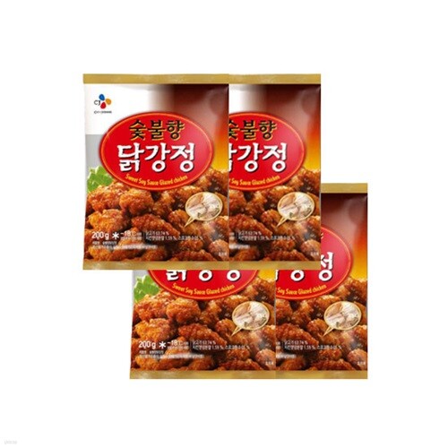 CJ 숯불닭강정 200g x 4개 - YES24 CJ 숯불닭강정 200g x 4개