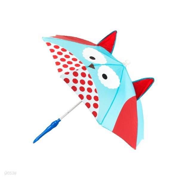 [SAFEGUARD] 세이프가드 유아용 LED 멜로디 우산 부엉이 하늘색