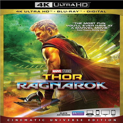 Thor: Ragnarok (토르: 라그나로크) (2017) (한글무자막)(4K Ultra HD + Blu-ray + Digital)