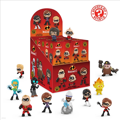Funko - (펀코)Funko Mystery Mini: Disney - Incredibles 2 Blindbox (One Figure PerPurchase)(Random) (인크레더블)