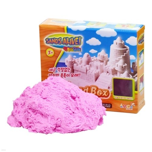 [34%특가]촉촉이모래 단품 450g 핑크