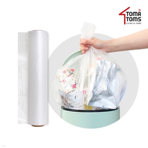 쓰레기통/분리수거함 전용 비닐봉지 40L(롤백 90...