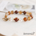 Brown agate bracelet