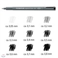 [�˾غ�]���׵鷯 308 Pigment liner �Ǳ׸�Ʈ ���̳�/STAEDTLER