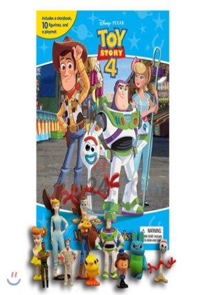 Disney Pixar Toy Story 4 My Busy Book 디즈니 픽사 토이스토리 4 비지북 피규어 책