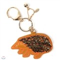 CREAM PORCUPINE CHARM