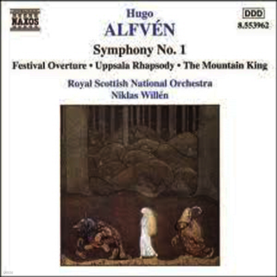 [Naxos]알벤 : 교향곡 1번, 산의 왕 조곡, 스웨덴 랩소디 2번 (Alfven : Symphony No.1 Op.7, The Mountain King Suite, Swedish Rhapsody No. 2)(CD) - Niklas Willen