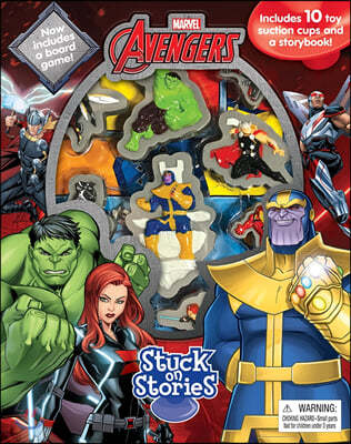 Stuck On Stories : Marvel Avengers Infinity War 스턱온 시리즈 : 마블 어벤져스 인피니티 워 (흡착 피규어 10개 포함)