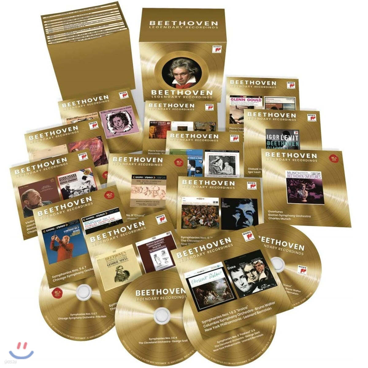베토벤 250주년 기념 소니 클래식 전설의 레코딩 (Beethoven - Legendary Recordings)
