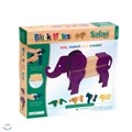 [���̵�ũ����Ʈ]Block Mates Safari Animals Set