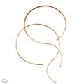 Wire curve earring
