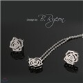 ����̾� [B.Ryeon] Rose Gray Necklace �� �����