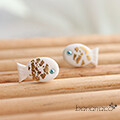 Gold Fish earring