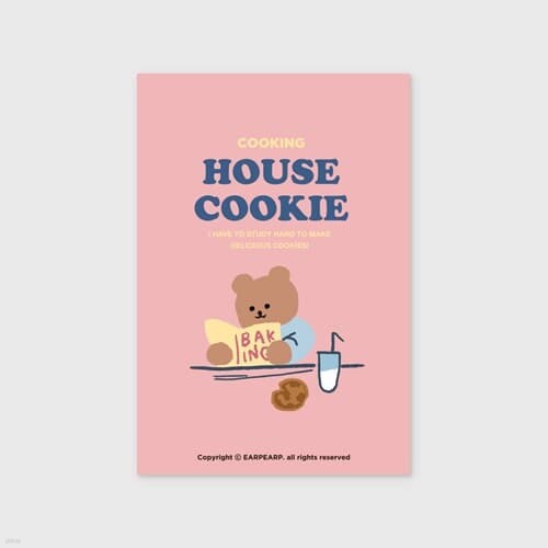 Cookie bear-pink(엽서)