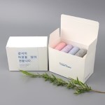 [슈퍼베이직][무료배송] 남녀공용 골지 양말 선물 세트 L 5팩 (4구성)
