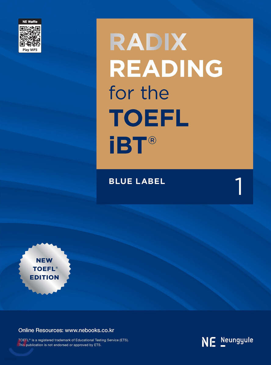 RADIX READING for the TOEFL iBT Blue Label 1
