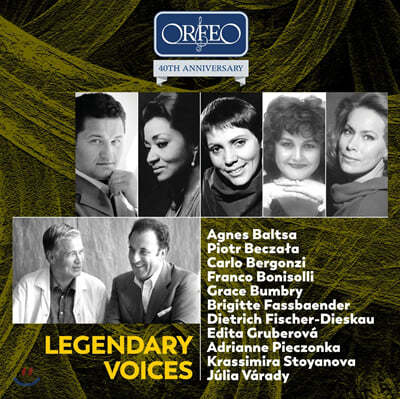 오르페오 레이블 40주년 기념 음반 - 전설적인 성악가들 (ORFEO 40th Anniversary Edition - Legendary Voices) 