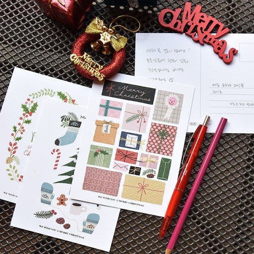 Merry Post Card (크리스마스 엽서 세트)