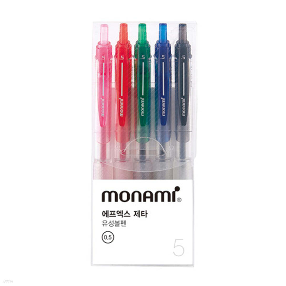 모나미 FX ZETA 다색 5색 세트 (0.5mm)