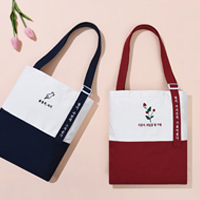 자수스트랩에코백