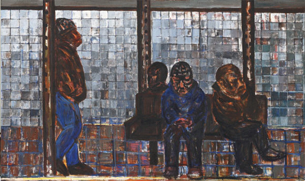 크기변환_14가 지하철을 기다리는 사람들_ acrylic on canvas, 143.5x230.5cm, 2010.jpg