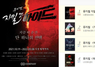 뮤지컬 <지킬앤하이드> 첫 티켓 오픈하자마자 랭킹 1위 | YES24 채널예스