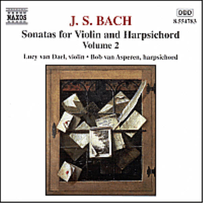 바흐 : 바이올린과 하프시코드를 위한 소나타 2집 (Bach : Sonatas For Violin &amp; Harpsichord, Vol.2)(CD) - Lucy van Dael