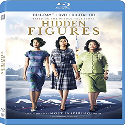 Hidden Figures (히든 피겨스)(한글무자막)(Blu-ray+DVD)