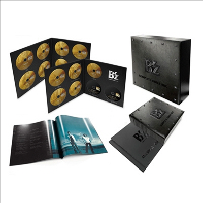 B&#39;Z (비즈) - B&#39;z Complete Single Box (LP Size Special Package Remastered 53CD+2DVD+100P Booklet)