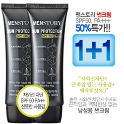 [MENSTORY]�ڳ��� ��ũ�� ����Ư�� ��ǰ1+1+�����ۡڸǽ��丮 ��ũ�� SPF50/PA+++�ڹ�ŹNO/������NO��