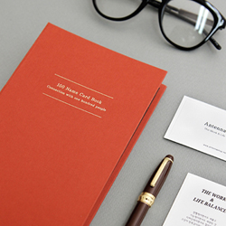 100 Name Card Book